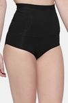 Red Rose Lycra Seamless Shapewear - Black — thumbnail 3