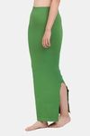 Red Rose Cotton Infused Medium Control Flared Saree Shapewear - Green — thumbnail 3