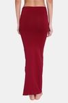 Red Rose Cotton Infused Medium Control Flared Saree Shapewear - Maroon — thumbnail 2