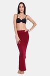 Red Rose Cotton Infused Medium Control Flared Saree Shapewear - Maroon — thumbnail 5