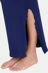 Red Rose Cotton Infused Medium Control Flared Saree Shapewear - Navy — thumbnail 6