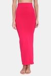 Red Rose Cotton Infused Medium Control Flared Saree Shapewear - Pink — thumbnail 1
