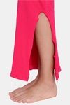 Red Rose Cotton Infused Medium Control Flared Saree Shapewear - Pink — thumbnail 6