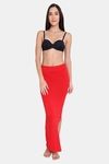 Red Rose Cotton Infused Medium Control Flared Saree Shapewear - Red — thumbnail 1