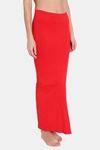 Red Rose Cotton Infused Medium Control Flared Saree Shapewear - Red — thumbnail 4