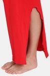 Red Rose Cotton Infused Medium Control Flared Saree Shapewear - Red — thumbnail 5