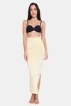Red Rose Cotton Infused Medium Control Flared Saree Shapewear - Skin — thumbnail 5
