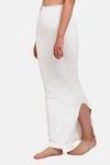 Red Rose Cotton Infused Medium Control Flared Saree Shapewear - White — thumbnail 3