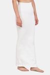 Red Rose Cotton Infused Medium Control Flared Saree Shapewear - White — thumbnail 4