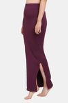 Red Rose Cotton Infused Medium Control Flared Saree Shapewear - Wine — thumbnail 3