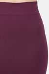 Red Rose Cotton Infused Medium Control Flared Saree Shapewear - Wine — thumbnail 5