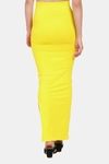 Red Rose Cotton Infused Medium Control Flared Saree Shapewear - Yellow — thumbnail 2