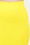 Red Rose Cotton Infused Medium Control Flared Saree Shapewear - Yellow — thumbnail 6