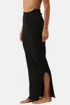 Red Rose Cotton Infused Medium Control Flared Saree Shapewear - Black — thumbnail 3