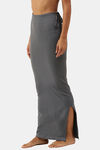 Red Rose Cotton Infused Medium Control Flared Saree Shapewear - Grey — thumbnail 3