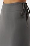 Red Rose Cotton Infused Medium Control Flared Saree Shapewear - Grey — thumbnail 5