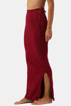 Red Rose Cotton Infused Medium Control Flared Saree Shapewear - Maroon — thumbnail 3