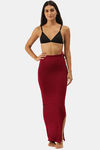 Red Rose Cotton Infused Medium Control Flared Saree Shapewear - Maroon — thumbnail 4