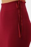 Red Rose Cotton Infused Medium Control Flared Saree Shapewear - Maroon — thumbnail 5
