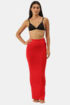 Red Rose Cotton Infused Medium Control Flared Saree Shapewear - Red — thumbnail 4