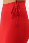 Red Rose Cotton Infused Medium Control Flared Saree Shapewear - Red — thumbnail 5