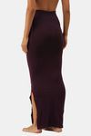 Red Rose Cotton Infused Medium Control Flared Saree Shapewear - Wine — thumbnail 2