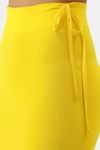 Red Rose Cotton Infused Medium Control Flared Saree Shapewear - Yellow — thumbnail 5