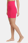 Red Rose Cotton Infused Medium Control Short Length Skirt - Pink — thumbnail 3