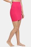 Red Rose Cotton Infused Medium Control Short Length Skirt - Pink — thumbnail 4