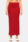 Red Rose Flared Saree Shapewear - Maroon — thumbnail 1