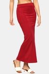 Red Rose Flared Saree Shapewear - Maroon — thumbnail 3