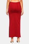 Red Rose Flared Saree Shapewear - Maroon — thumbnail 4