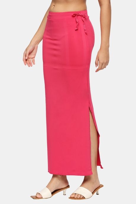 Red Rose Flared Saree Shapewear - Pink — image 2