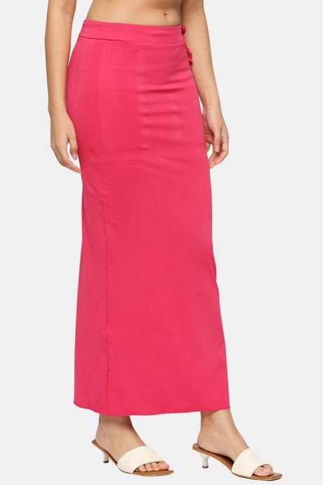 Red Rose Flared Saree Shapewear - Pink — image 3