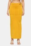 Red Rose Flared Saree Shapewear - Yellow — thumbnail 1