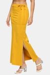 Red Rose Flared Saree Shapewear - Yellow — thumbnail 2