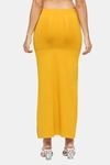 Red Rose Flared Saree Shapewear - Yellow — thumbnail 4