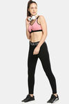Red Rose Medium Impact Sports Bra With Removable Padding - Pink — thumbnail 5