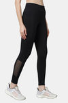Red Rose Moisture Wicking Legging - Black — thumbnail 5