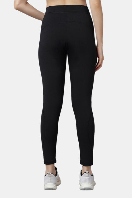 Red Rose Moisture Wicking Legging - Black — image 3