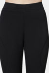 Red Rose Moisture Wicking Legging - Black — thumbnail 6