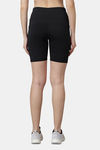 Red Rose Moisture Wicking Shorts - Black — thumbnail 3