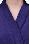 Red Rose Terry Cotton Bathrobes - Blue — thumbnail 5