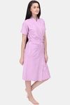Red Rose Terry Cotton Bathrobes - Purple — thumbnail 4