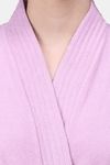 Red Rose Terry Cotton Bathrobes - Purple — thumbnail 5