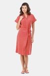 Red Rose Terry Cotton Bathrobes - Tomato — thumbnail 1