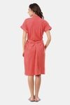 Red Rose Terry Cotton Bathrobes - Tomato — thumbnail 2