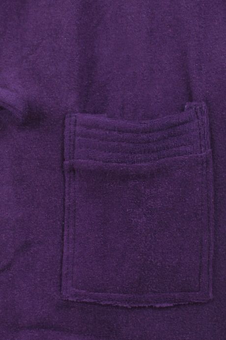 Red Rose Terry Cotton Bathrobes - Violet — image 5