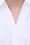 Red Rose Terry Cotton Bathrobes - White — thumbnail 5