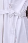 Red Rose Terry Cotton Bathrobes - White — thumbnail 6
